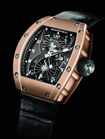 Richard Mille RM 021 Red gold Replica Watch